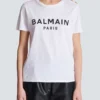 T-shirt con stampa Balmain Paris
