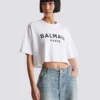 T-shirt con stampa Balmain Paris T-shirt con stampa Balmain Paris