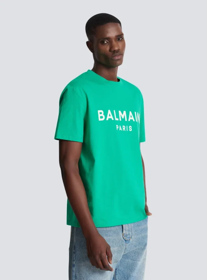 T-shirt con stampa Balmain Paris T-shirt con stampa Balmain Paris