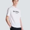T-shirt con stampa Balmain Paris T-shirt con stampa Balmain Paris
