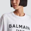 T-shirt con stampa Balmain Paris T-shirt con stampa Balmain Paris