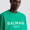 T-shirt con stampa Balmain Paris T-shirt con stampa Balmain Paris