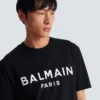 T-shirt con stampa Balmain Paris T-shirt con stampa Balmain Paris