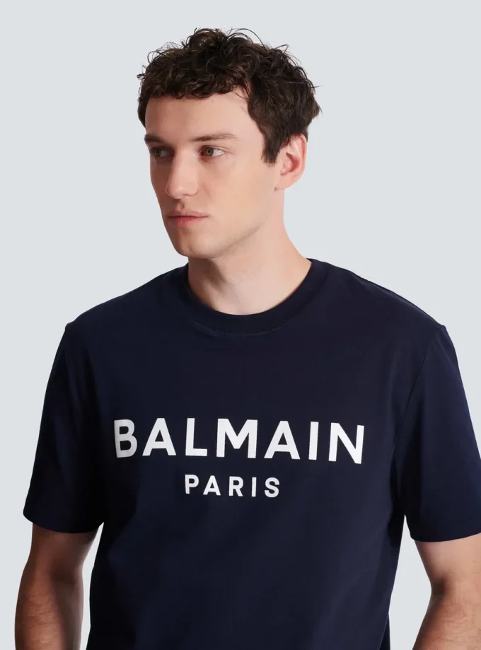 T-shirt con stampa Balmain Paris T-shirt con stampa Balmain Paris