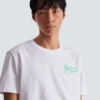 T-shirt con stampa Balmain Paris Brush T-shirt con stampa Balmain Paris Brush
