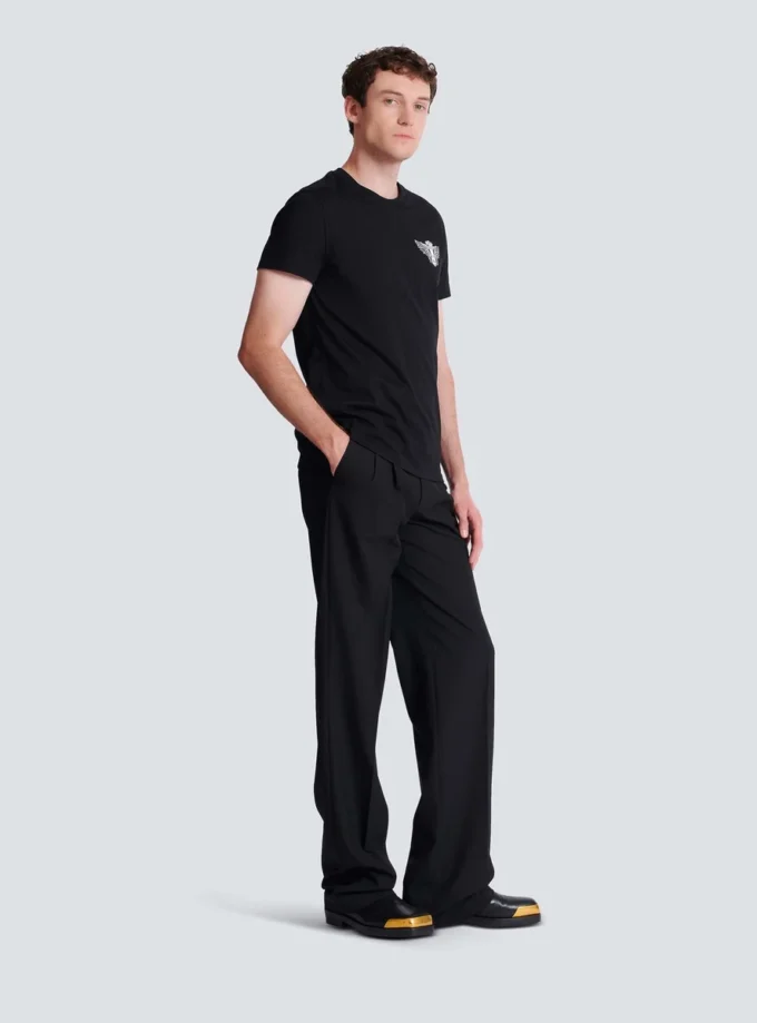 T-shirt con stampa Balmain Wings T-shirt con stampa Balmain Wings