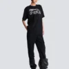 T-shirt con stampa leopardata T-shirt con stampa leopardata