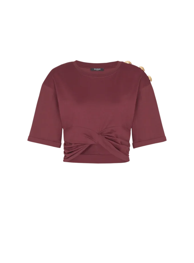 T-shirt corta con lacci T-shirt corta con lacci
