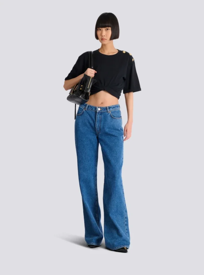 T-shirt corta con lacci T-shirt corta con lacci