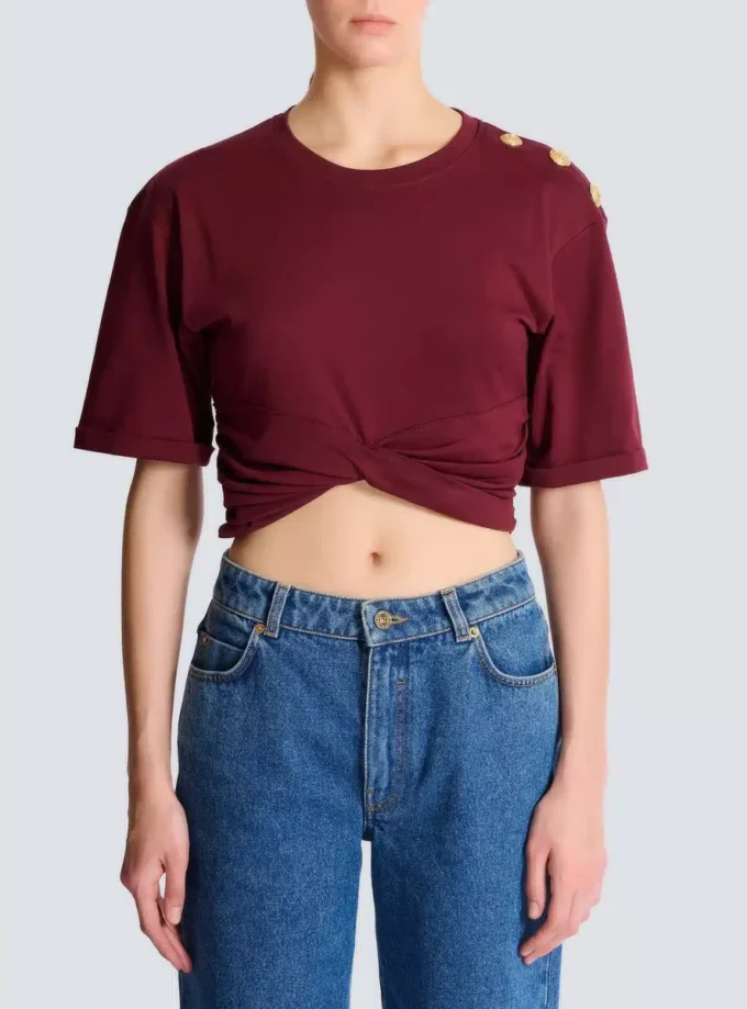 T-shirt corta con lacci T-shirt corta con lacci