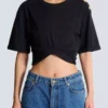 T-shirt corta con lacci T-shirt corta con lacci