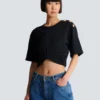 T-shirt corta con lacci T-shirt corta con lacci
