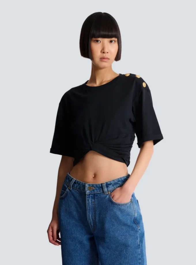 T-shirt corta con lacci T-shirt corta con lacci