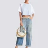 T-shirt corta con stampa Balmain Paris T-shirt corta con stampa Balmain Paris