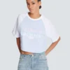 T-shirt corta con stampa Balmain Paris T-shirt corta con stampa Balmain Paris