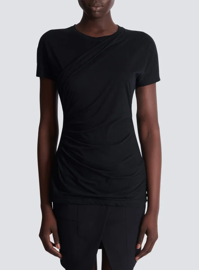 T-shirt drappeggiata