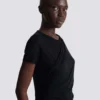 T-shirt drappeggiata