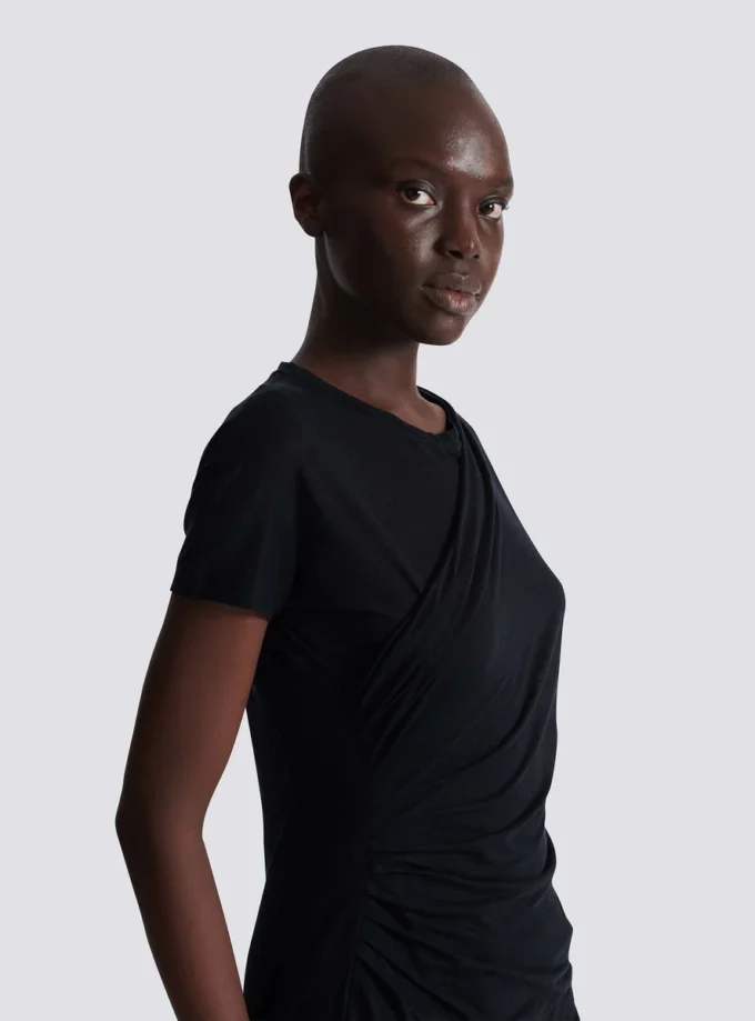T-shirt drappeggiata