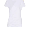 T-shirt drappeggiata con bottoni T-shirt drappeggiata con bottoni
