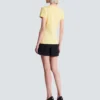 T-shirt drappeggiata con bottoni T-shirt drappeggiata con bottoni