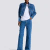T-shirt drappeggiata in jersey a maniche corte T-shirt drappeggiata in jersey a maniche corte