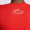 T-shirt drappeggiata in jersey a maniche corte T-shirt drappeggiata in jersey a maniche corte