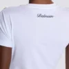T-shirt drappeggiata in jersey a maniche corte T-shirt drappeggiata in jersey a maniche corte