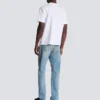 T-shirt floccata Balmain Lettre T-shirt floccata Balmain Lettre
