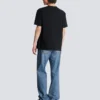T-shirt floccata Balmain Lettre T-shirt floccata Balmain Lettre