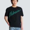 T-shirt floccata Balmain Lettre T-shirt floccata Balmain Lettre