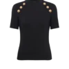 T-shirt in jersey con 6 bottoni T-shirt in jersey con 6 bottoni