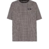 T-shirt jacquard con monogramma