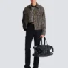 T-shirt jacquard con monogramma