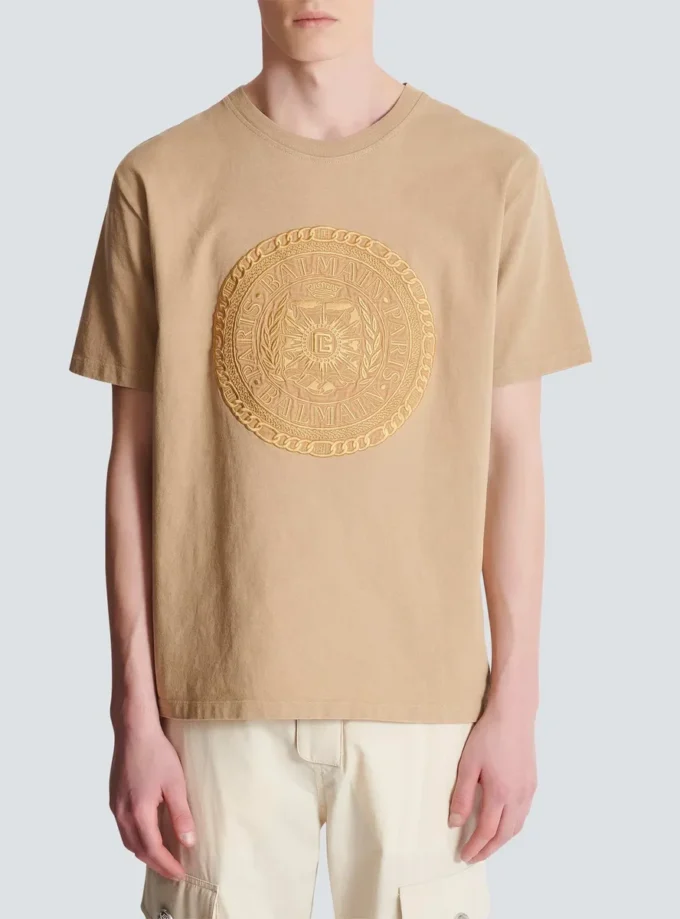 T-shirt ricamata Balmain Médaille T-shirt ricamata Balmain Médaille