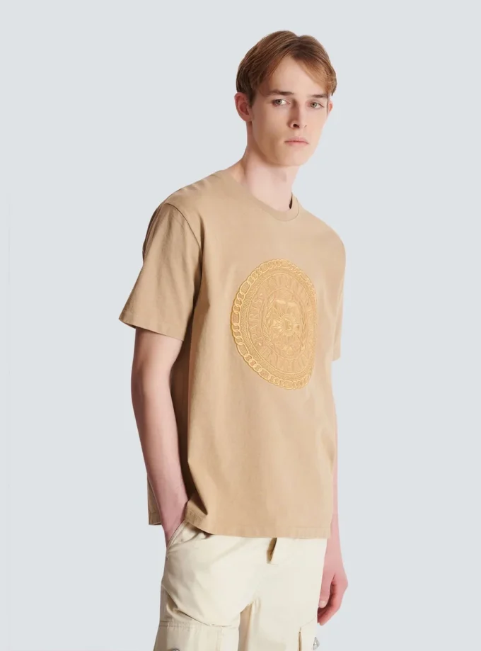 T-shirt ricamata Balmain Médaille T-shirt ricamata Balmain Médaille