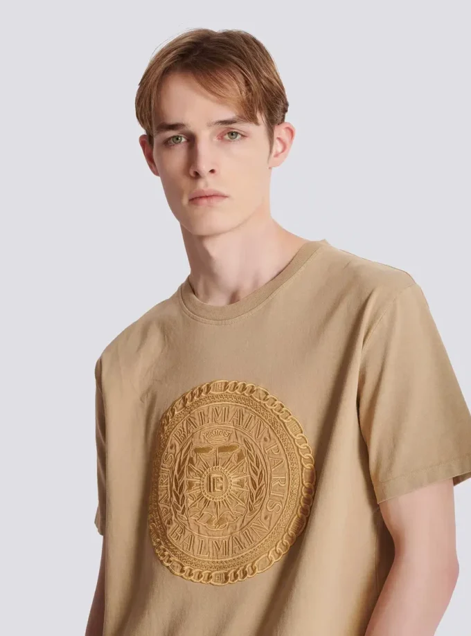 T-shirt ricamata Balmain Médaille T-shirt ricamata Balmain Médaille