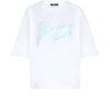 T-shirt squadrata con stampa Balmain Paris Brush T-shirt squadrata con stampa Balmain Paris Brush