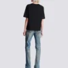 T-shirt squadrata con stampa Balmain Paris Brush T-shirt squadrata con stampa Balmain Paris Brush