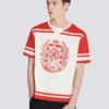 T-shirt Varsity con stampa Balmain Écusson T-shirt Varsity con stampa Balmain Écusson