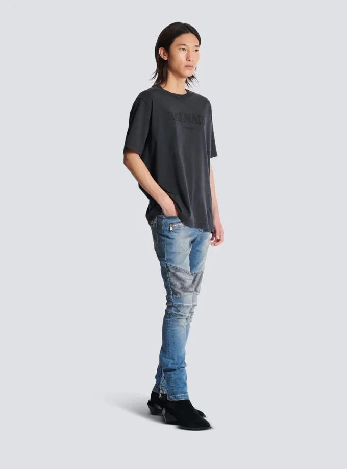 T-shirt vintage ricamata Balmain T-shirt vintage ricamata Balmain