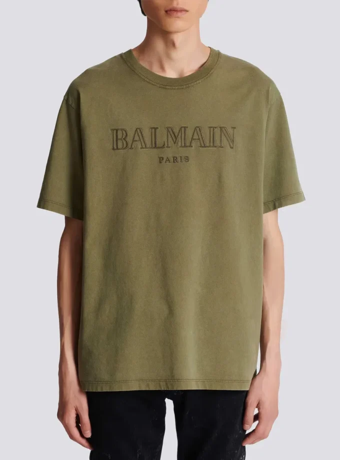 T-shirt vintage ricamata Balmain T-shirt vintage ricamata Balmain