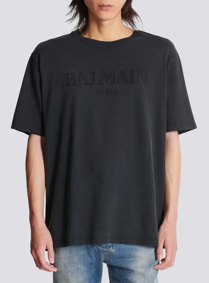 T-shirt vintage ricamata Balmain T-shirt vintage ricamata Balmain