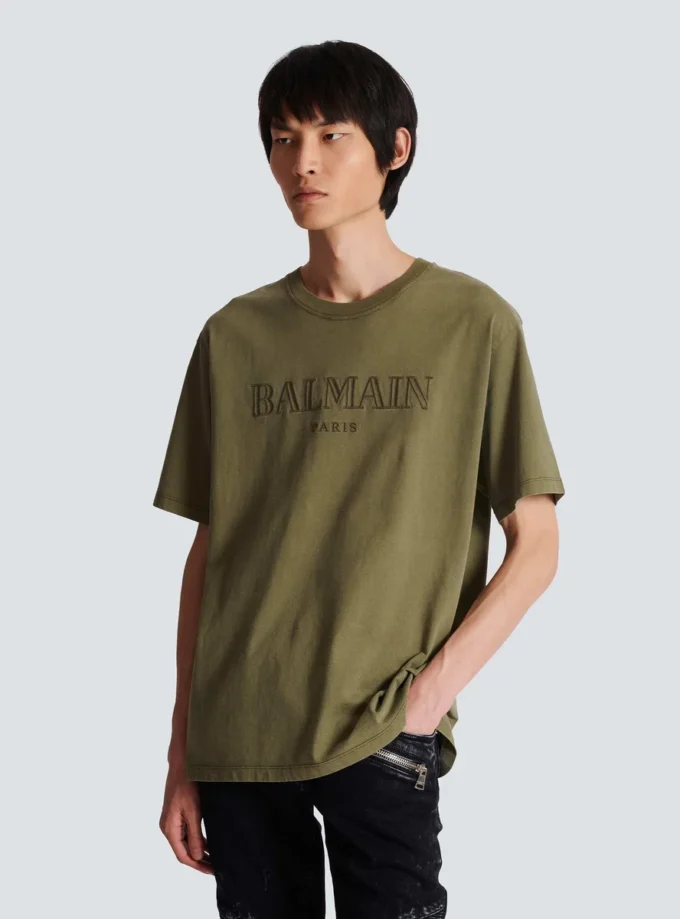 T-shirt vintage ricamata Balmain T-shirt vintage ricamata Balmain