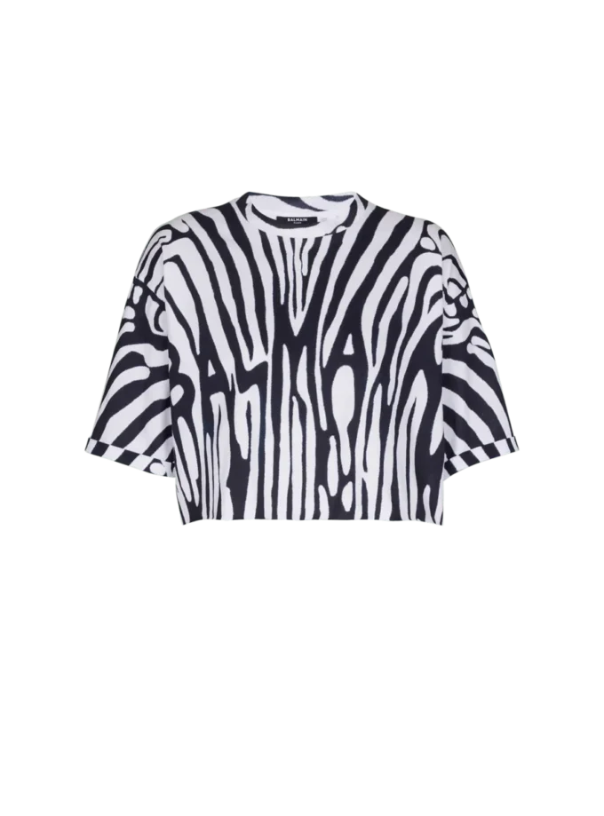 T-shirt Zebra Balmain