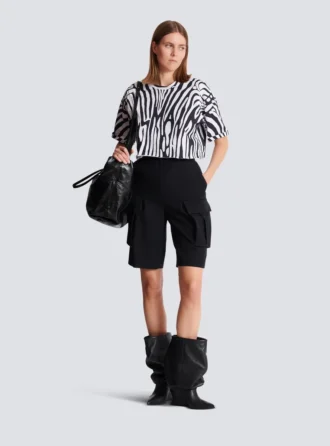 T-shirt Zebra Balmain