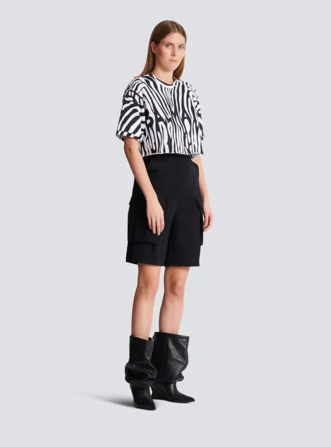 T-shirt Zebra Balmain