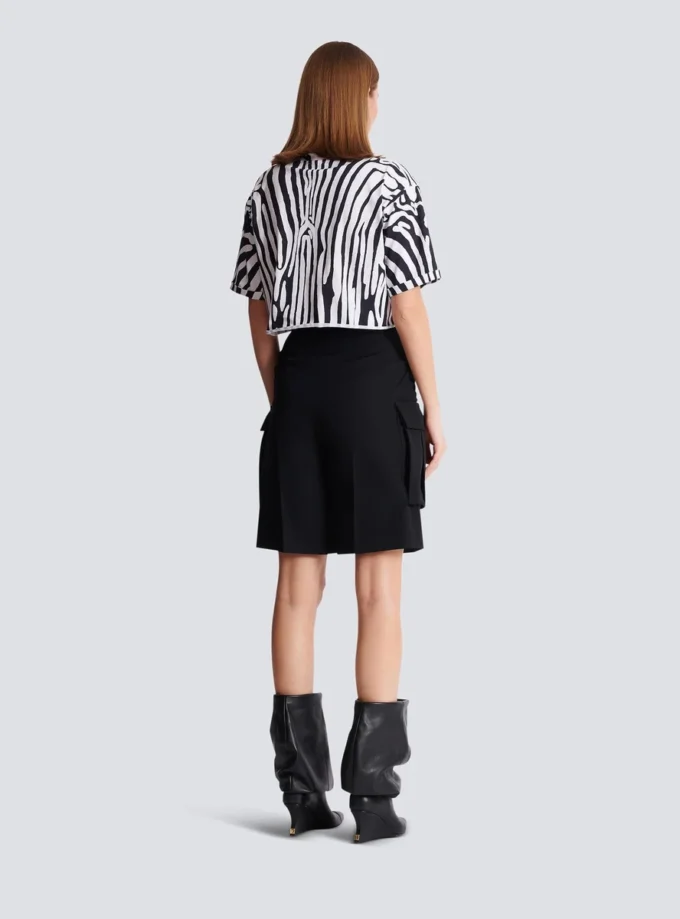 T-shirt Zebra Balmain