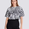 T-shirt Zebra Balmain