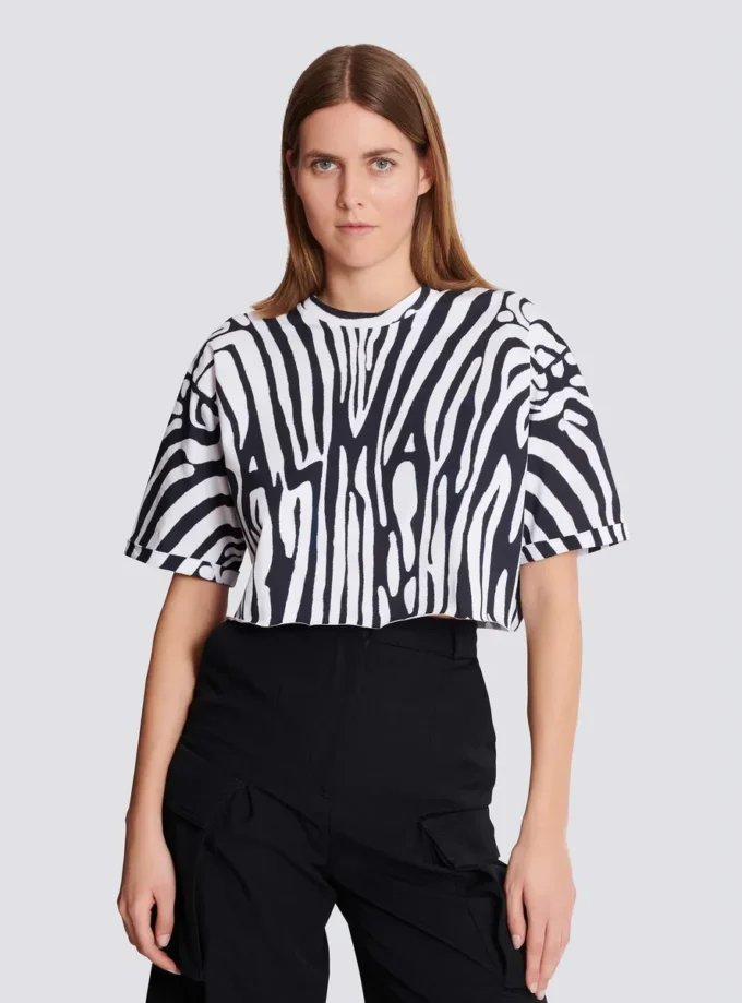 T-shirt Zebra Balmain