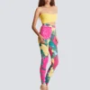 Top a reggiseno in maglia tubolare Top a reggiseno in maglia tubolare